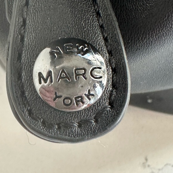 2 in 1 Marc New York and Andrew Mark Black Studded Leather Purse - Picture 6 of 12